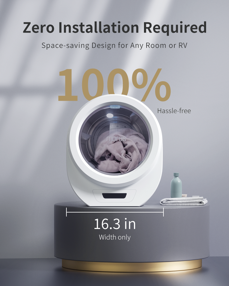 Morus Zero Ultra-fast Portable Clothes Dryer for Apartment, Tiny Home or RV